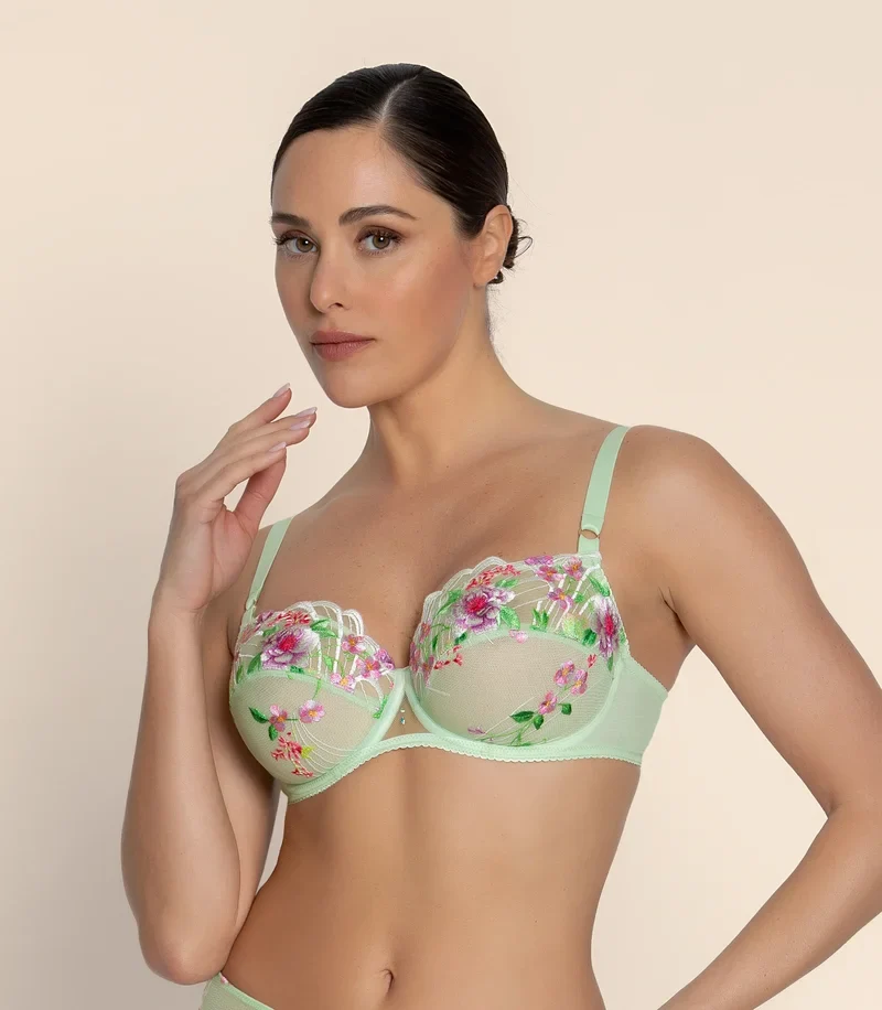 Lise Charmel – Libertine En Fleurs Halbschalen-Stütz-BH Nature Libertine