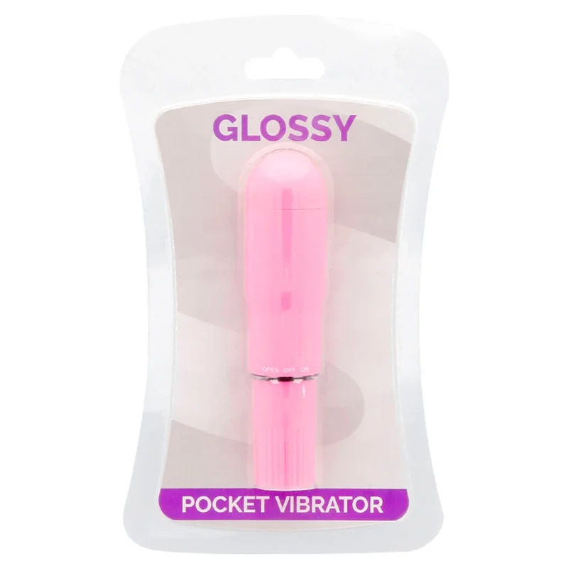 GLOSSY - TASCHENVIBRATOR DEEP ROSE