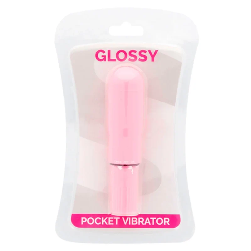 GLOSSY - TASCHENVIBRATOR ROSA