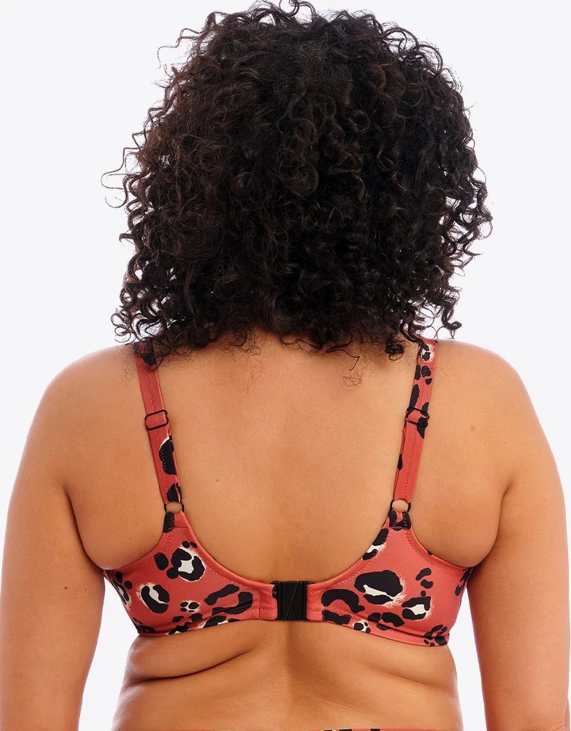 Elomi Kotiya Plunge Bikini Top Terracotta