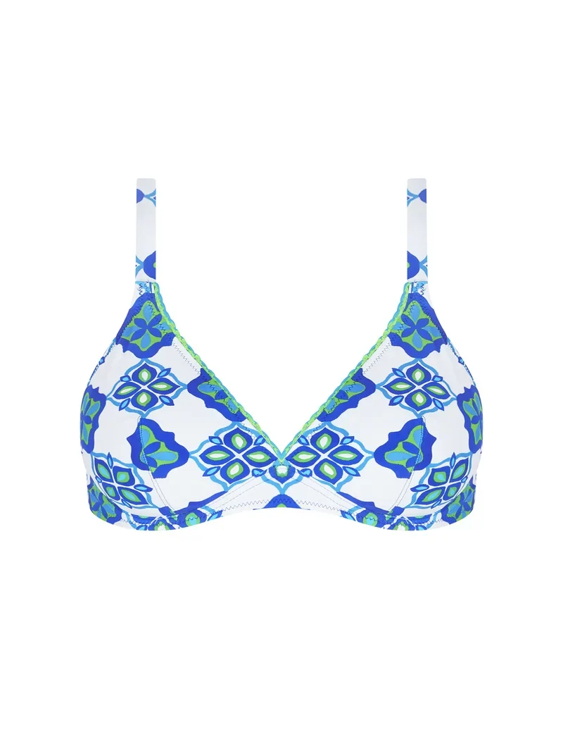 Antigel Bademode von Lise Charmel – L'Artisane Antigel Neckholder-Bikini-Oberteil mit Bügeln, Blau-Keramik
