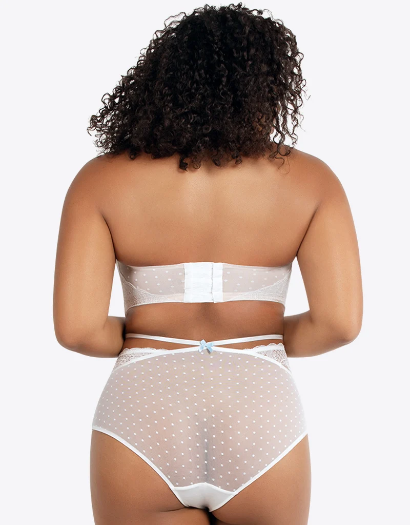 Parfait Amber Strapless Bra Pearl White