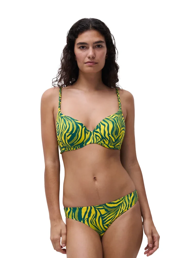 Femilet Bademode - Tidra Full Slip Gelb Dschungel