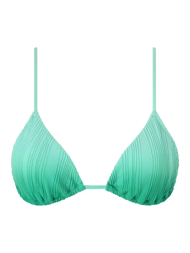 Chantelle Swimwear - Einheitsgröße, bügelloser Triangel-Bikini mit T-Shirt, Lagunen-Tie-and-Dye-Effekt