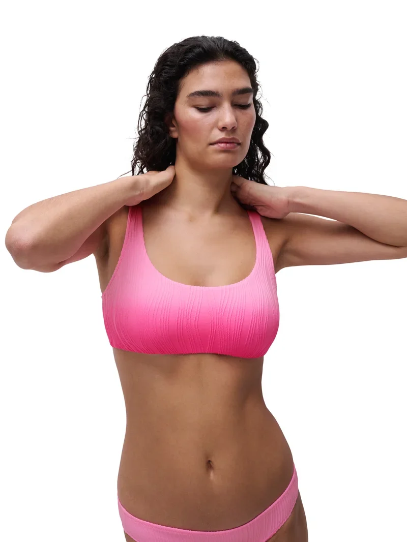 Chantelle Swimwear - Einheitsgröße Bügelloser T-Shirt-Bikini Rosa Batik