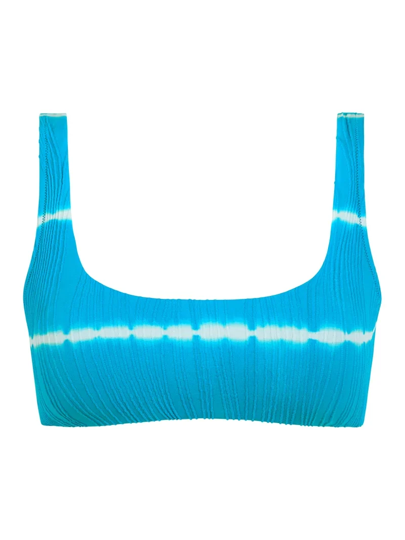 Chantelle Swimwear - Einheitsgröße Bügelloser T-Shirt-Bikini Blau Shibori