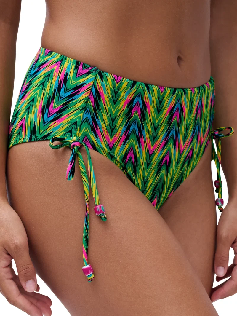 Chantelle Swimwear - Easy Pop Full Brief Green Rythm
