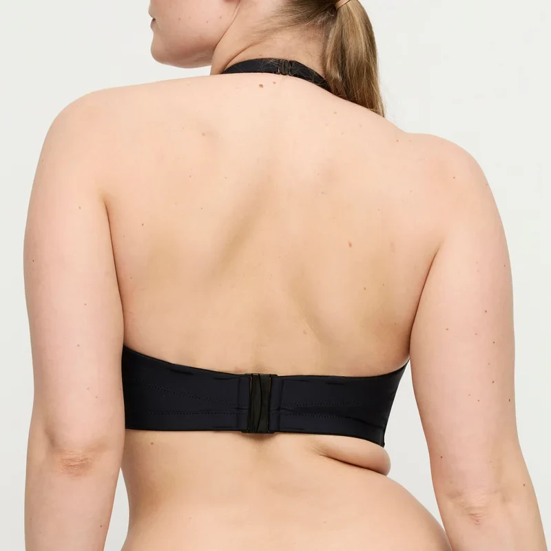 PrimaDonna Swimwear - Uvita Gepolstertes trägerloses Bikini-Oberteil Schwarz