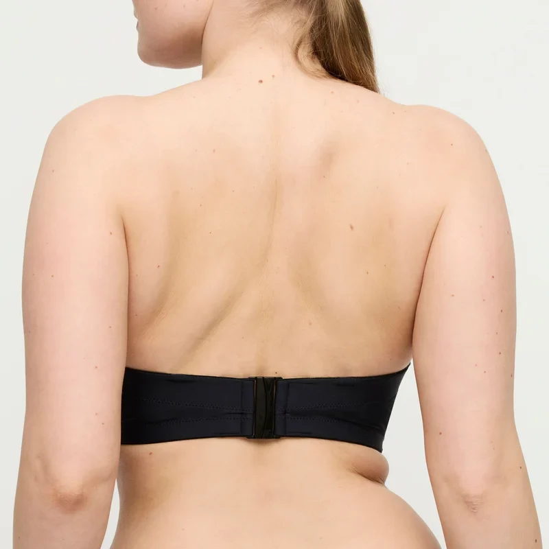 PrimaDonna Swimwear - Uvita Gepolstertes trägerloses Bikini-Oberteil Schwarz