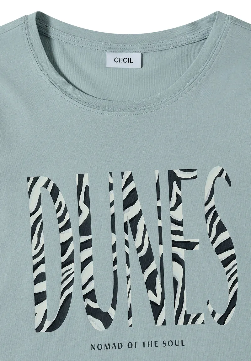 T-Shirt mit Rundhals und Frontprint