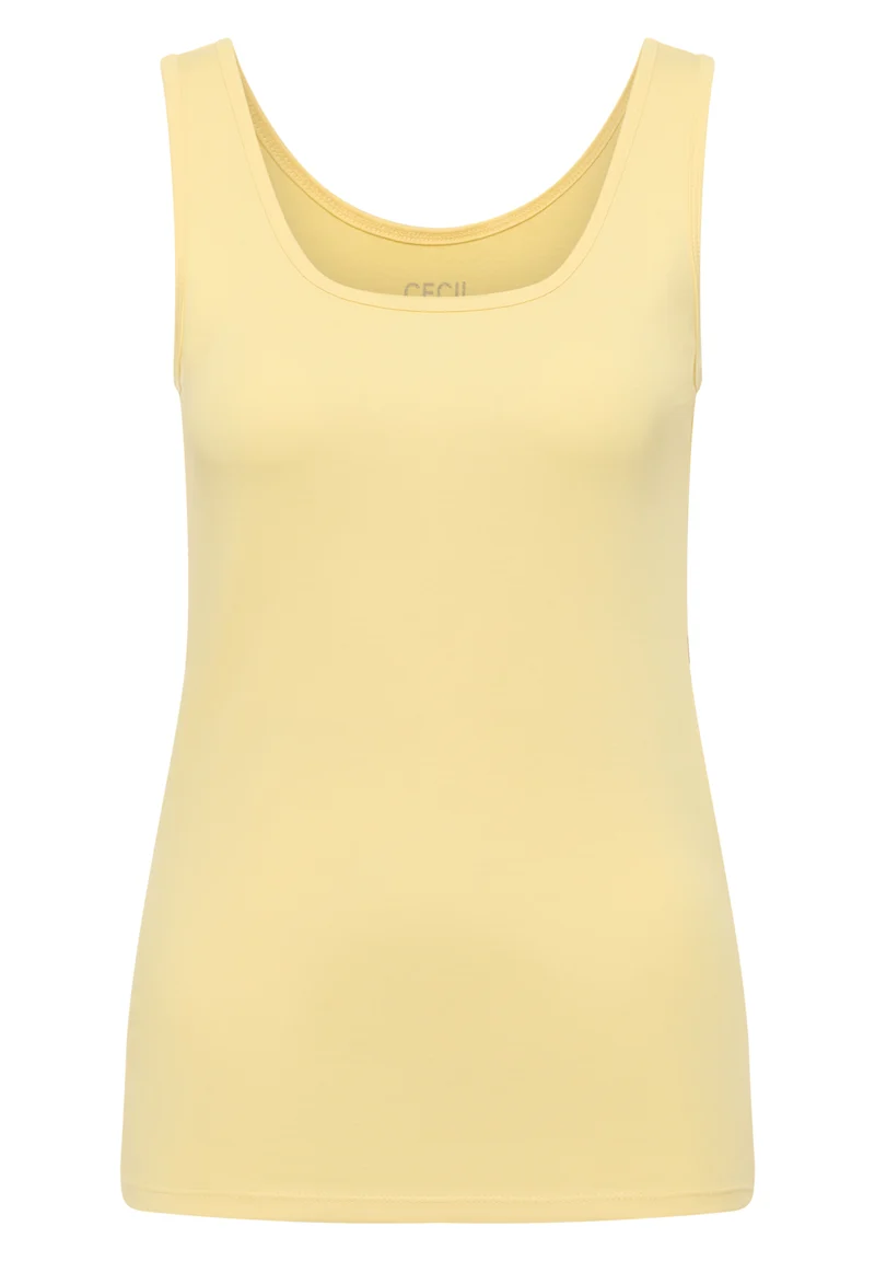 Basic Top aus reiner Baumwolle