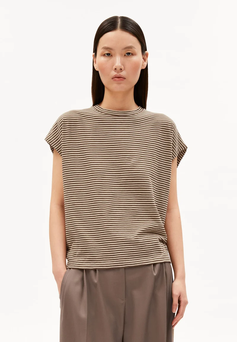 SLUB JERSEY STRIPE T-SHIRT