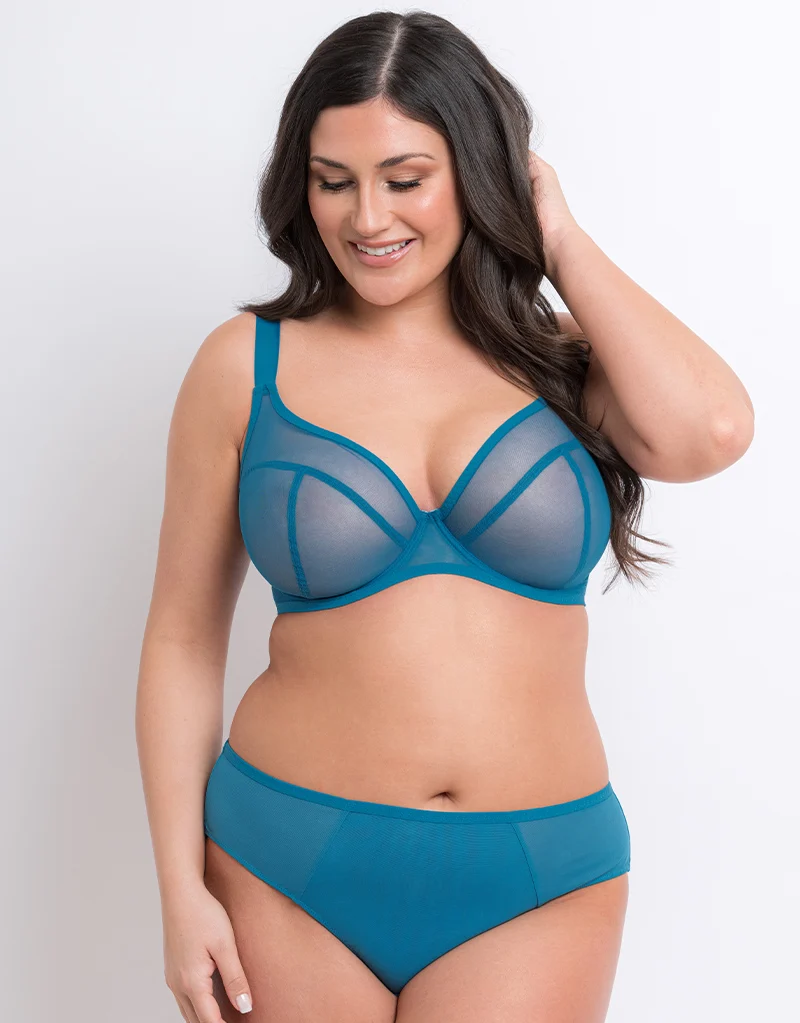 Flirtelle Hayley Brazilian Brief Turquoise