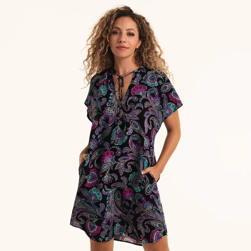 Rosa Faia Bademode - Sola Kleid Schwarz