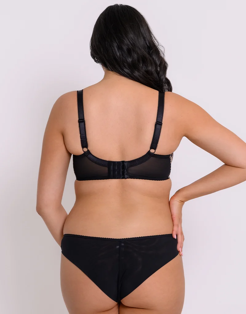 Curvy Kate Moody Bloom Brazilian Brief Leopard Print