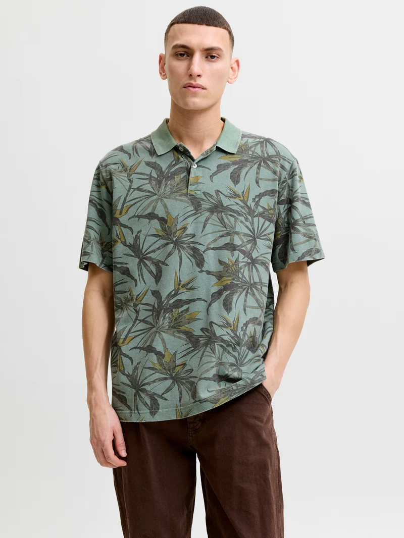 JPRBLUHAWAII AOP SS POLO