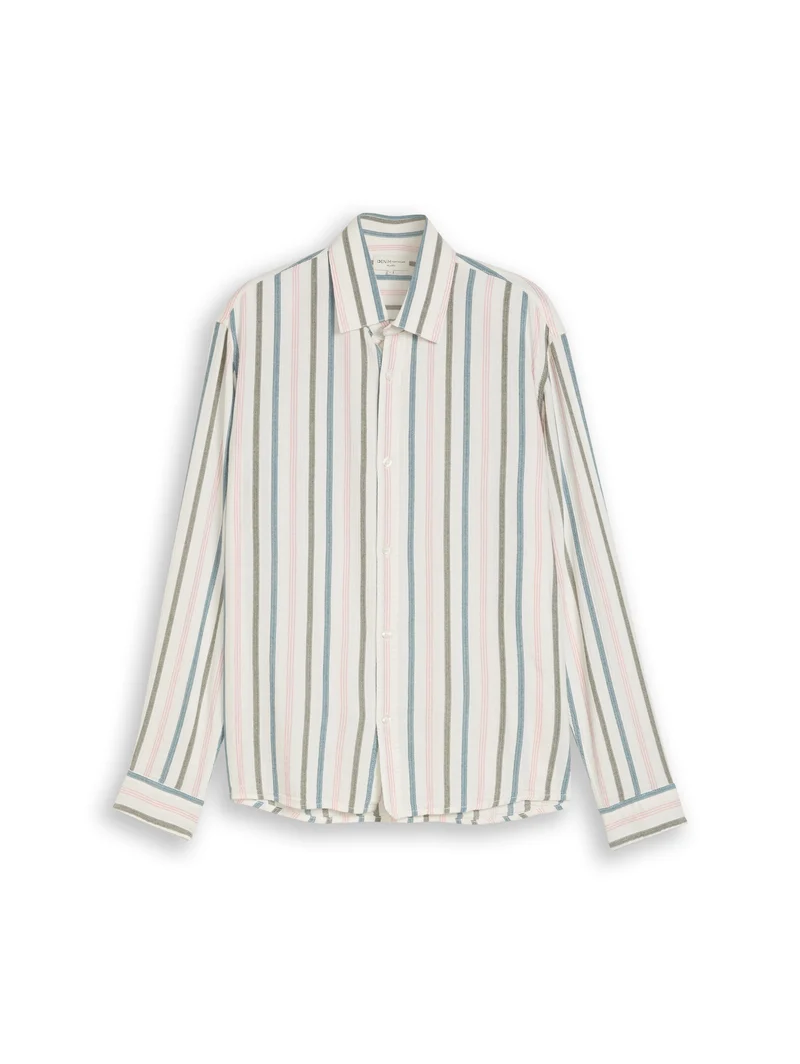Relaxed Fit Hemd mit Streifen
