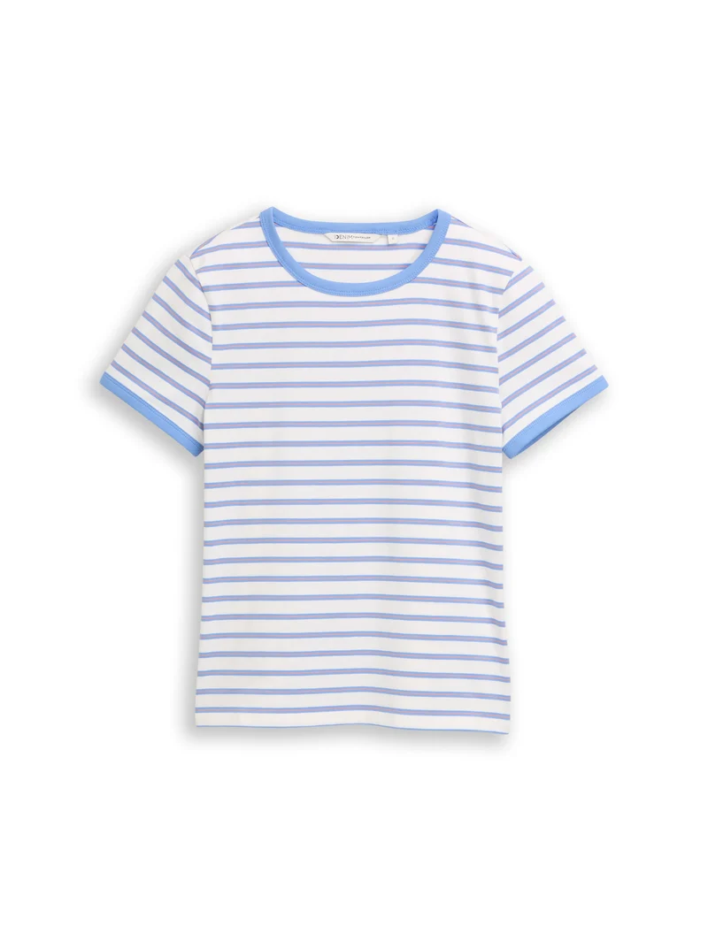 Slim Fit T-Shirt mit Streifen