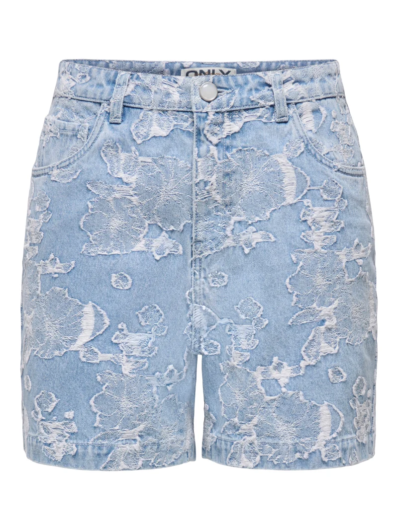 ONLPHINE-AUDE JAQUARD DNM SHORTS NOOS