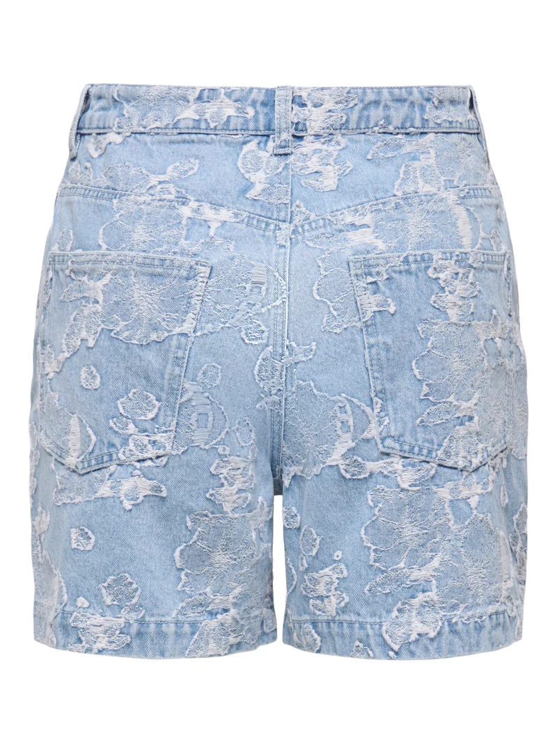 ONLPHINE-AUDE JAQUARD DNM SHORTS NOOS