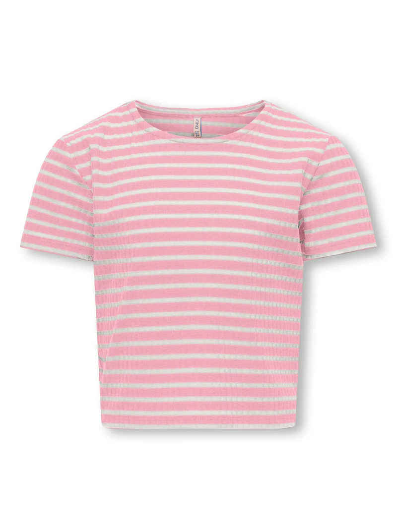 KOGNELLA STRIPED S/S O-NECK TOP JRS NOOS