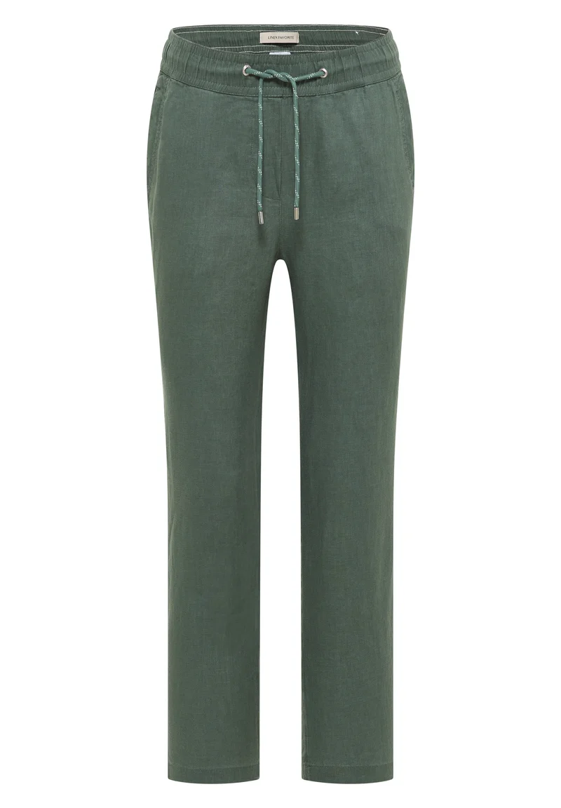 Slim Leg Hose aus Leinen im Casual Fit