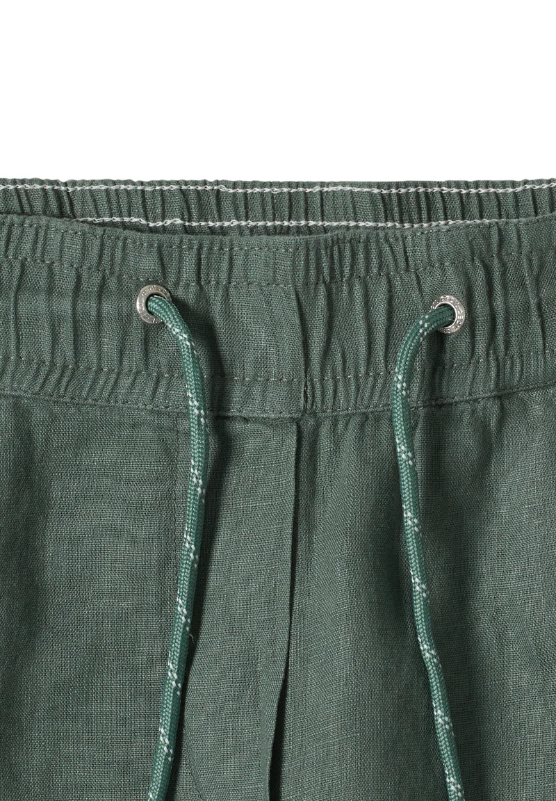 Slim Leg Hose aus Leinen im Casual Fit
