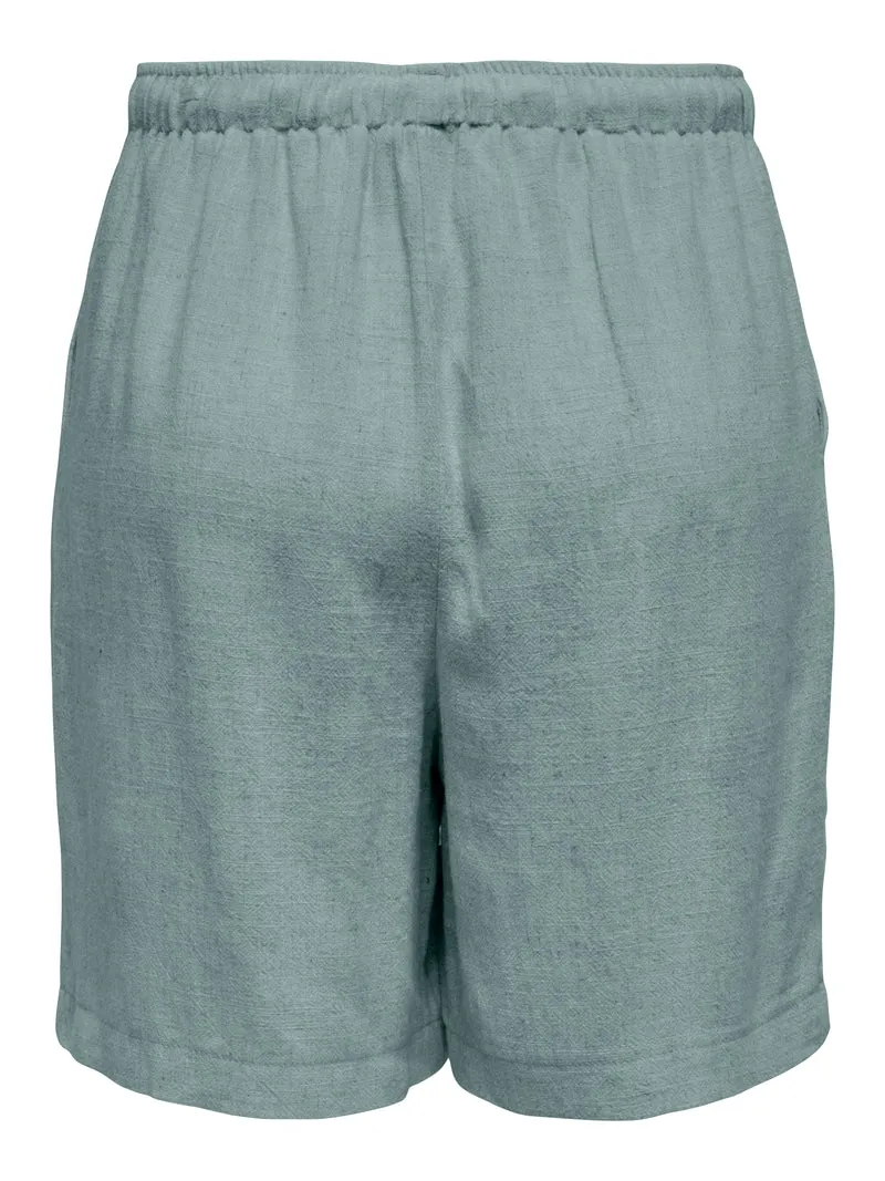 ONLSIESTA MW PULL-UP LIN BL SHORTS NOOS