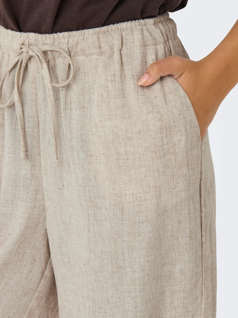 ONLSIESTA MW PULL-UP LIN BL SHORTS NOOS