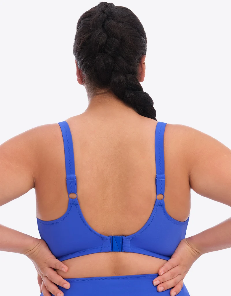 Elomi Magnetic Plunge Bikini Top Sapphire