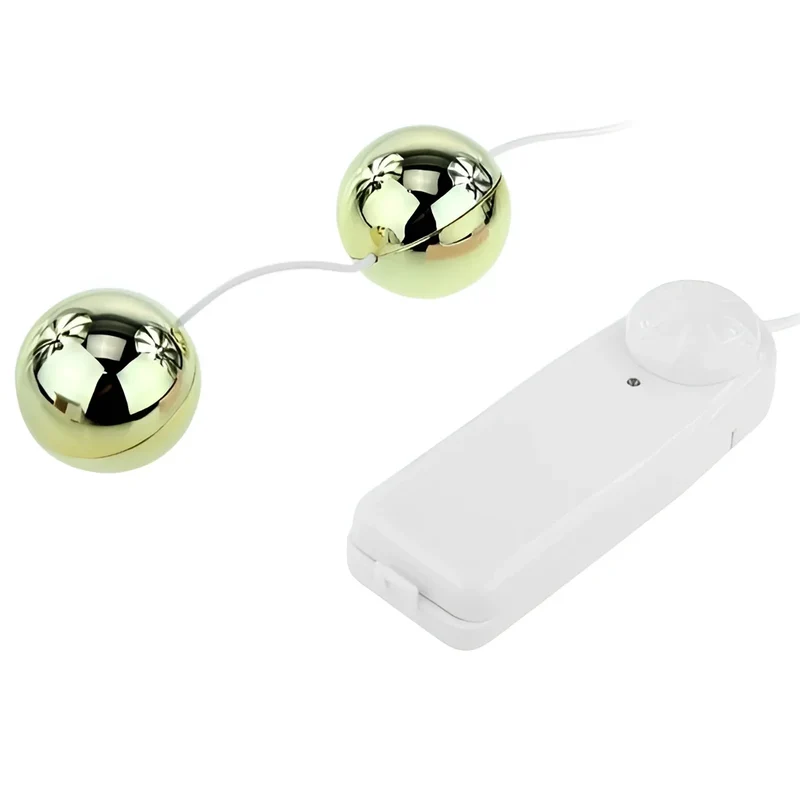 BAILE - GOLDENER VIBRATOR MIT CHINESISCHEN BÄLLEN