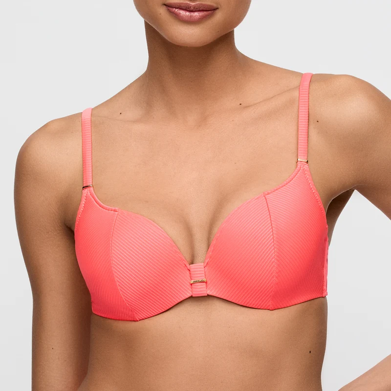 CASSIE Neon Fiesta Unterlegter Bikini Herzform