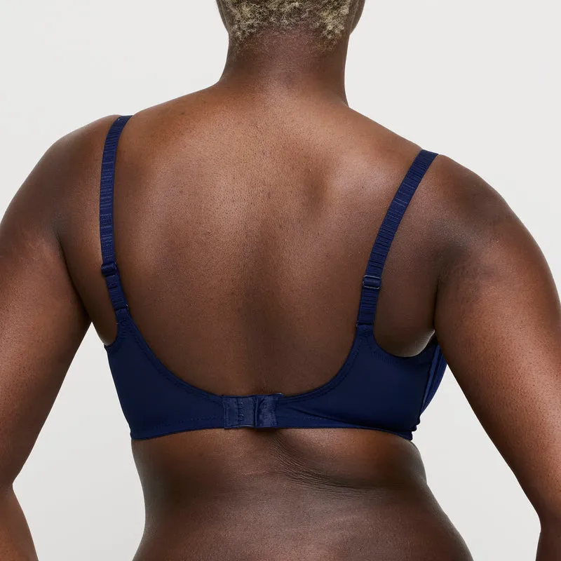 KNOKKE saphir blau Unterlegter BH Herzform