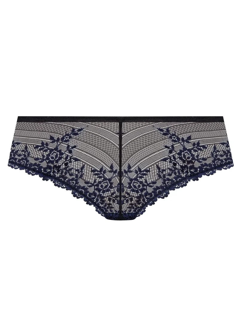 Wacoal - Embrace Lace Tanga Schwarz/Nachthimmel