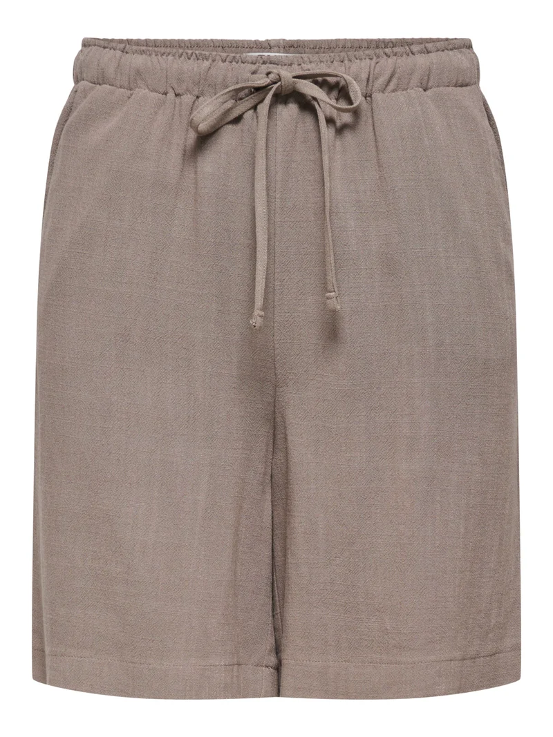 ONLSIESTA MW PULL-UP LIN BL SHORTS NOOS
