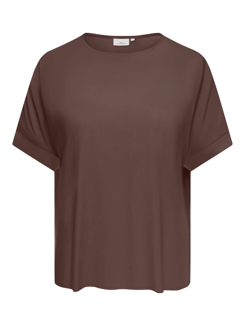 CARVILMA S/S BOATNECK TOP AOP