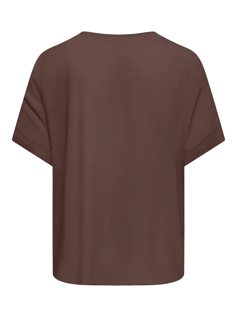 CARVILMA S/S BOATNECK TOP AOP