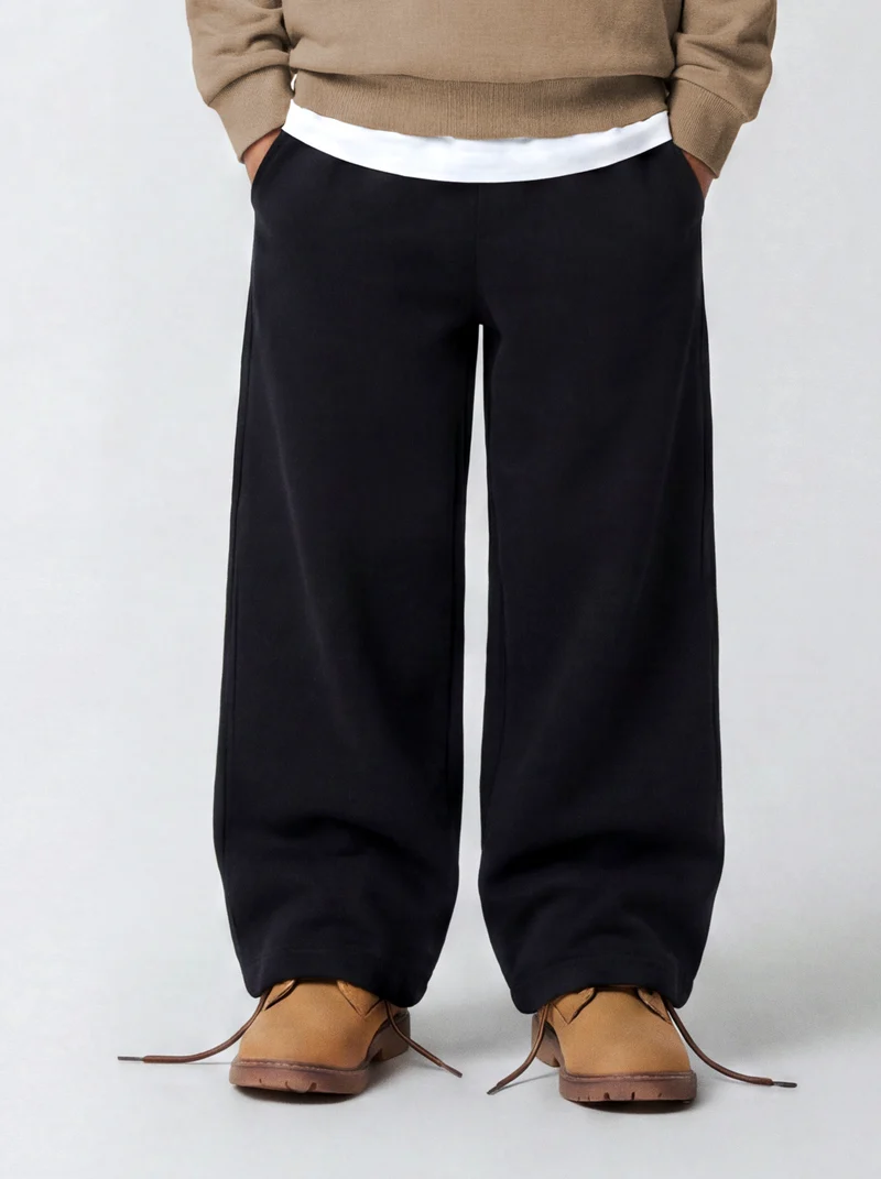 NKMNASIR WIDE SWE PANT BRU NOOS