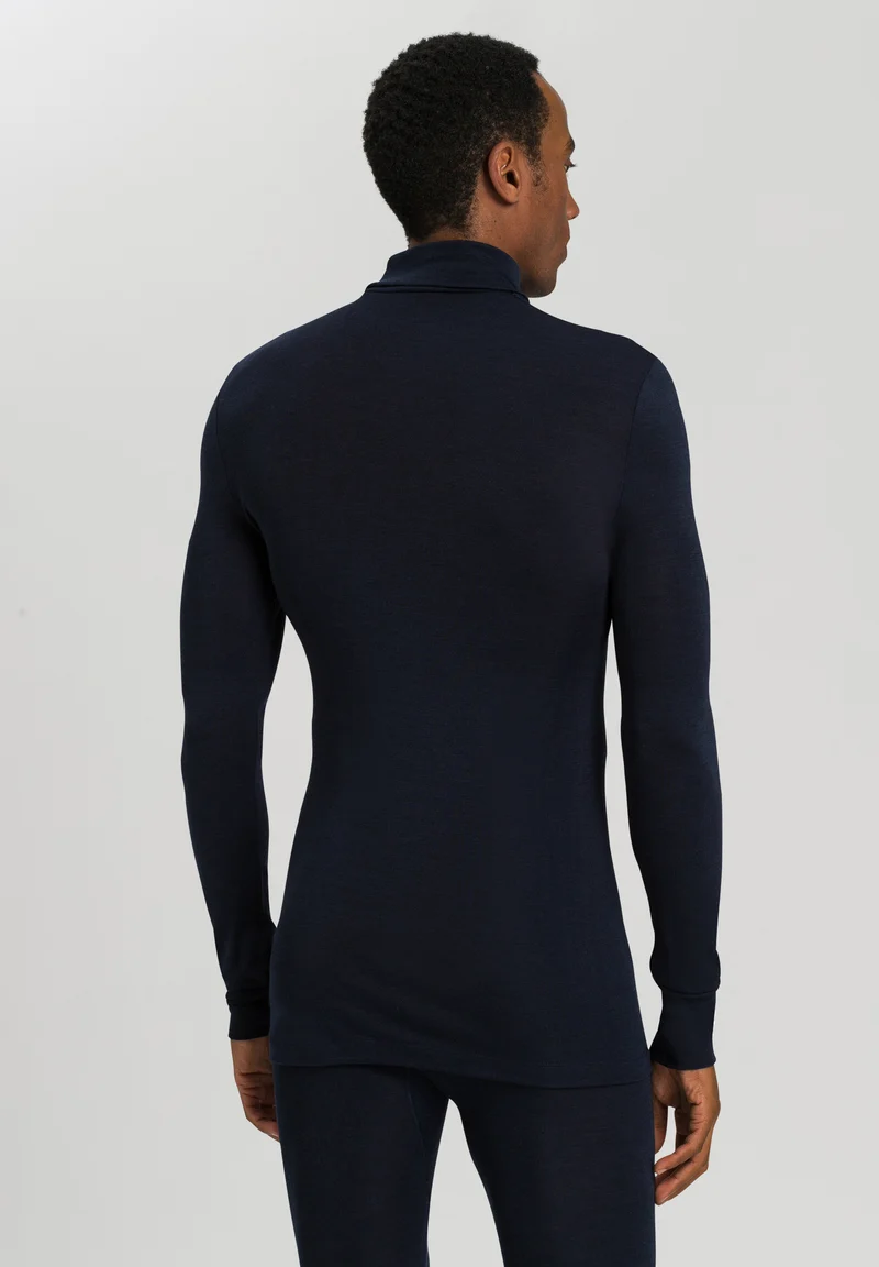 Woolen Silk Turtleneck Shirt
