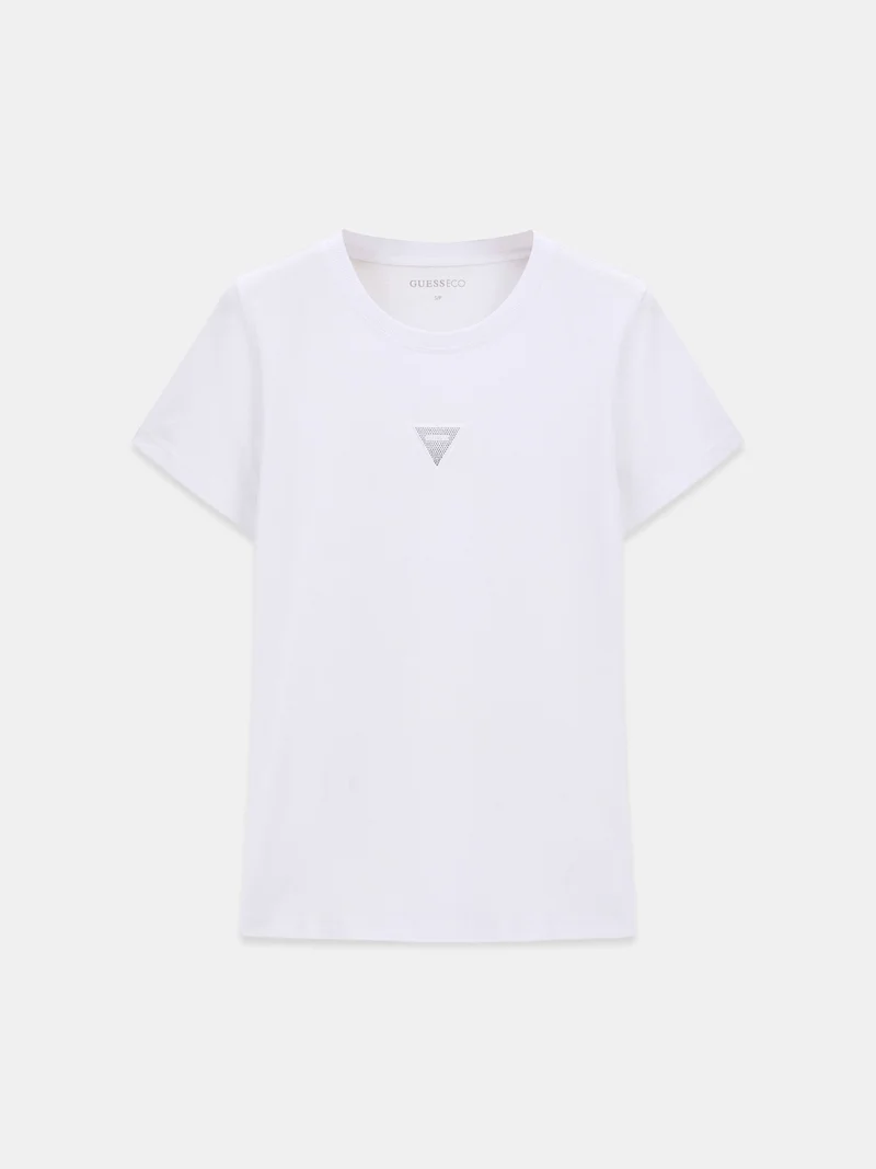 SS CN MINI STRASS TRIANGLE TEE