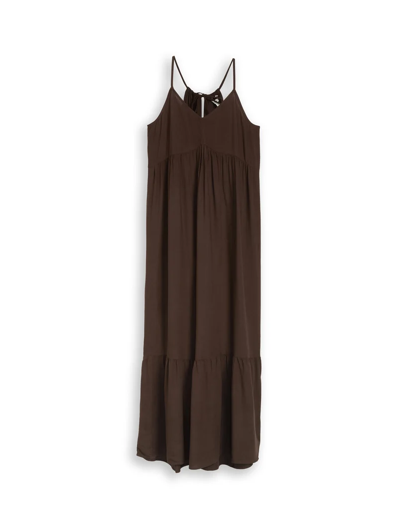 Maxi-Kleid mit Volants