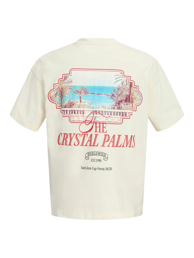 JORSANREMO BACK TEE SS CREW NECK SN