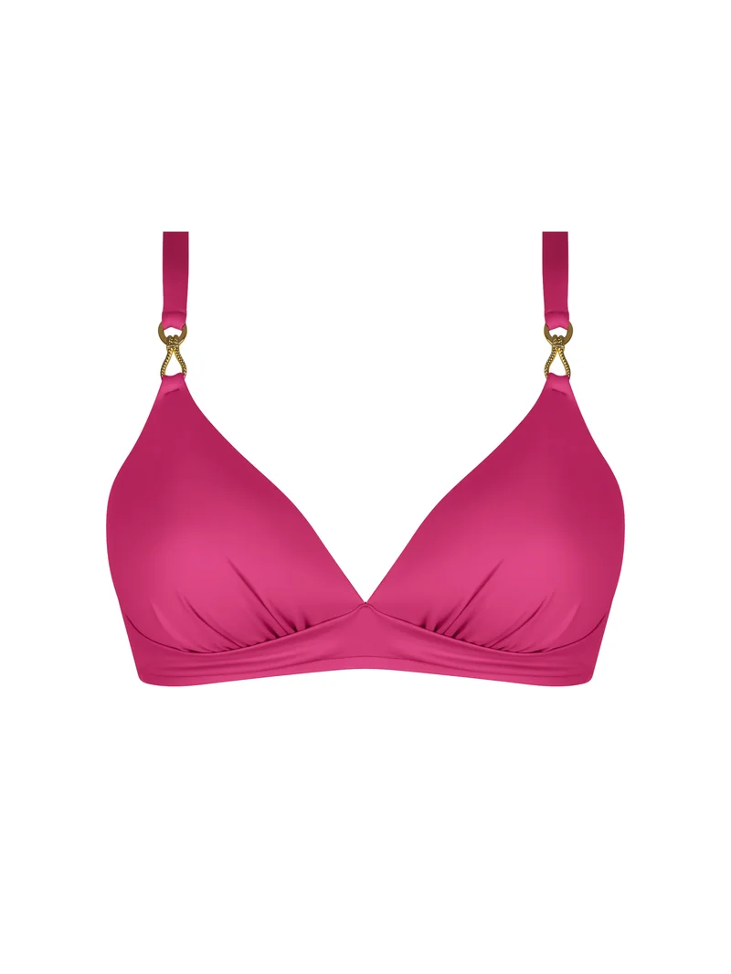Lise Charmel Swimwear - Sillage Couture Wireless Padded Bikini Top Fuschia Sillage