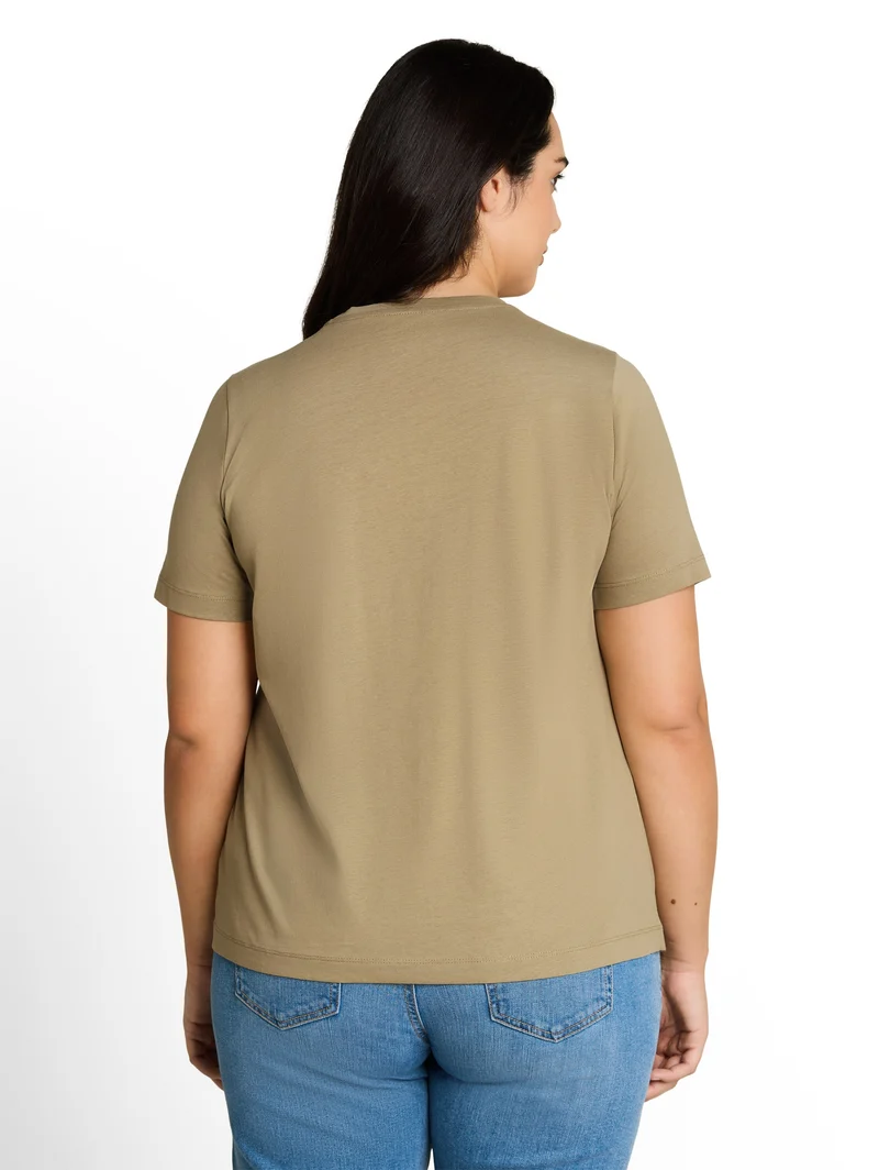 Plus Size - T-Shirt mit Print