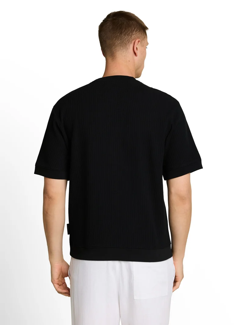 Relaxed Fit T-Shirt im Sweatshirt-Style