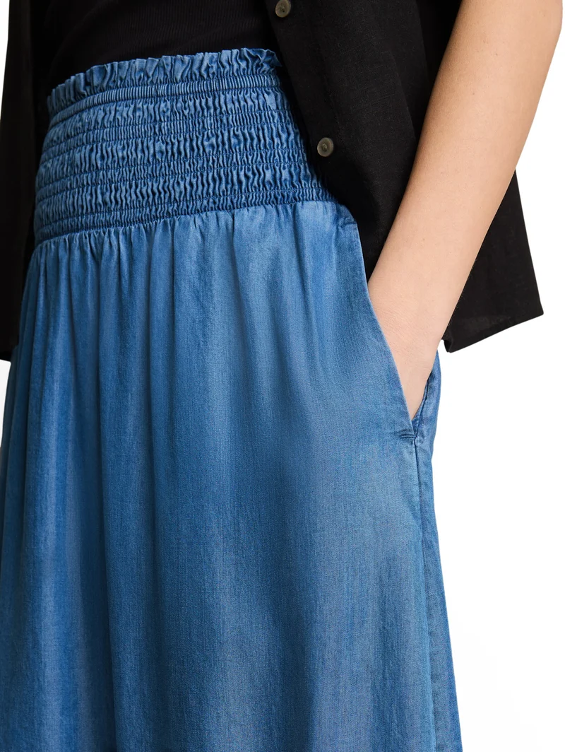 Jeansrock mit Eingriffstaschen