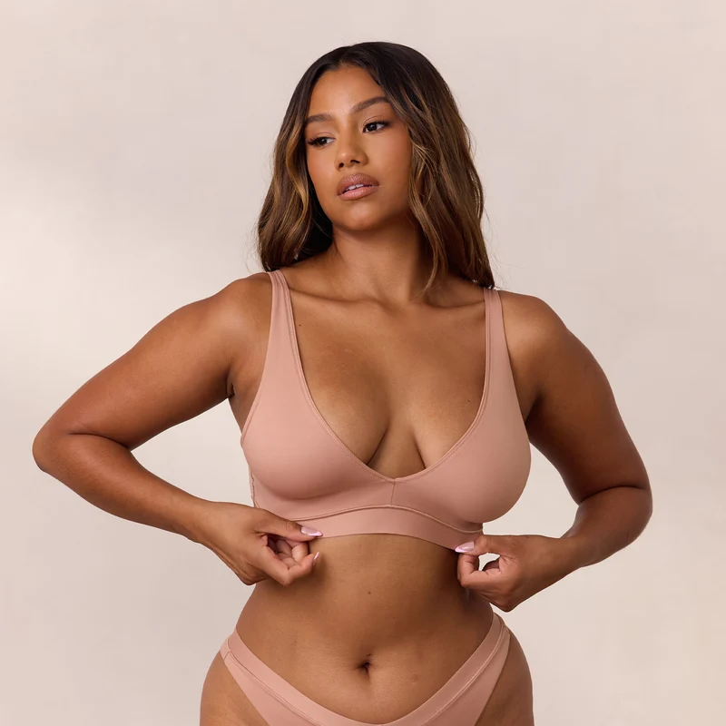 Everyday Comfort Triangle Bra - Honey