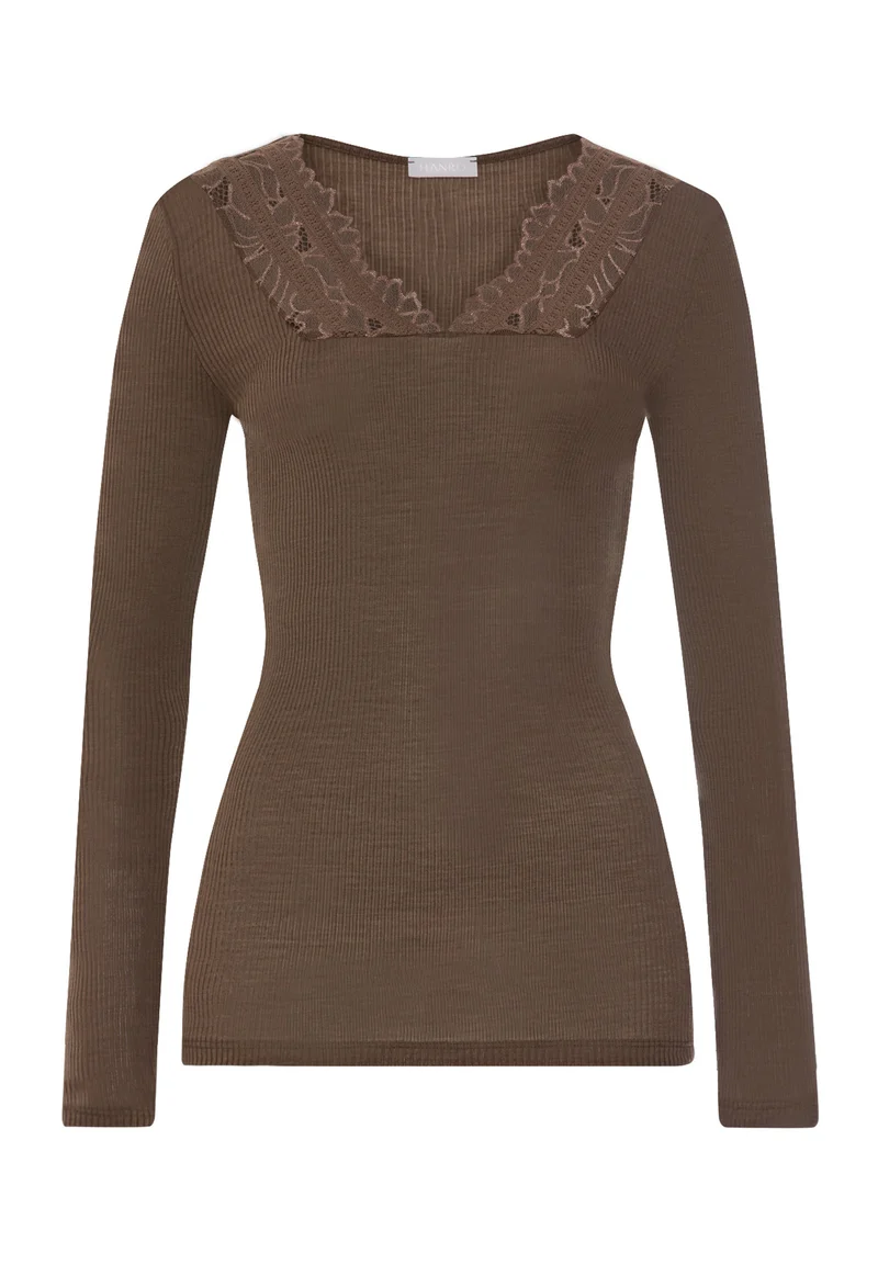 Marcia L/SLV Shirt | natural teak 070757-072768