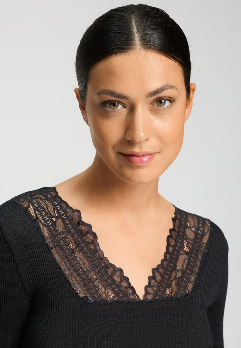 Marcia L/SLV Shirt | phantom 070757-070924