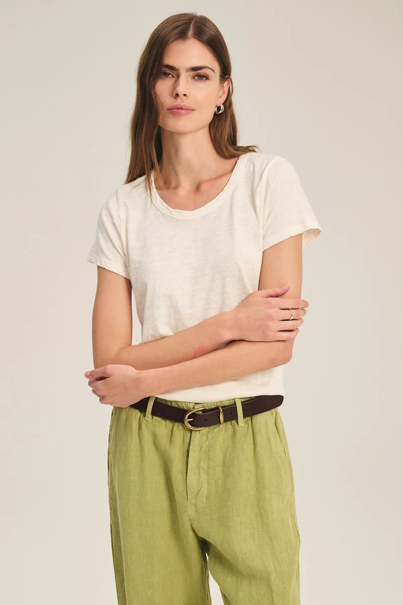 Tilly Round Neck Tee Coconut
